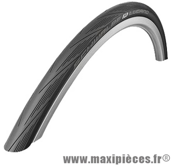 Pneu pour vélo de route 700x28 tr lugano noir protec. anti-crevaison (hs471/28-622) marque Schwalbe