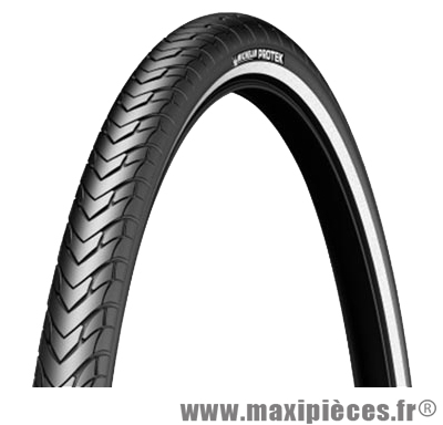 Pneu de VTT 26x1.85 tr protek cross flanc réfléchissant noir (47-559) marque Michelin - Pièce Vélo