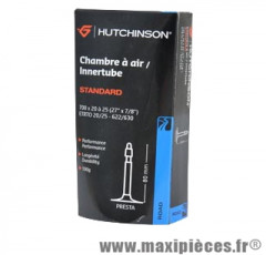 Chambre à air de route 700x20/25 vp valve 80mm marque Hutchinson