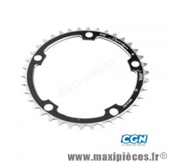 Plateau 38 dents route diamètre 130 intérieur noir 10/9v. marque Miche - Pièce Vélo