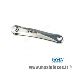 Manivelle VTT gauche l175 alu argent (profil large) - Accessoire Vélo Pas Cher