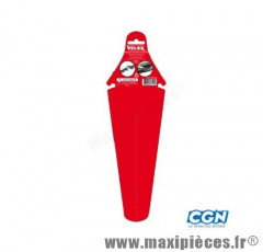 Garde boue route/fixie arrière rouge clipsable sous la selle marque Vélox