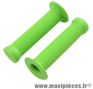 Poignée BMX grip vert l130 mm (paire) - Accessoire Vélo Pas Cher