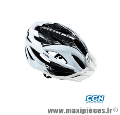 Casque VTT vision blanc/noir in-mold m 55/58 marque Optimiz - Matériel pour Vélo
