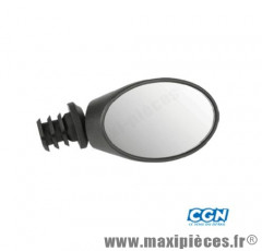 Retro vélo ovale réglable 360deg noir (3 positions) 75x50mm - Accessoire Vélo Pas Cher