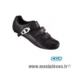 Chaussure route sr4123b (taille 37) noir 2 velcros + clic (paire) - Pièces Vélo Exustar