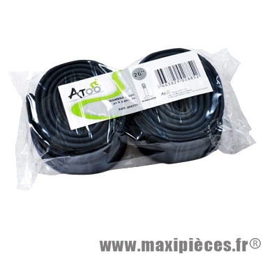 Chambre air VTT 26x1.75/2.00 vs valve 34mm (lot de 2) - Matériel pour Vélo Atoo