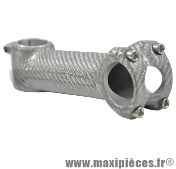 Potence SX-FORCE long. 110mm pivot 1''1/8 cintre 31,8 mm 5deg argent *Déstockage !