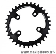 Plateau VTT mono diam 76 exter 34dts noir 4 branches alu 7075 (comp.1x11 xx1) - Pièces Vélo Stronglight