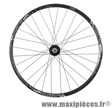 ROUE VTT 26 POUCES AV BLOCAGE JANTE BLANC MOYEU XC DISC 6T NOIR
