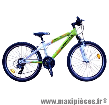 Velo enfant 24 pouces VTT c610 makk24 vert tx35 6x3 susp. - Vélos Carratt