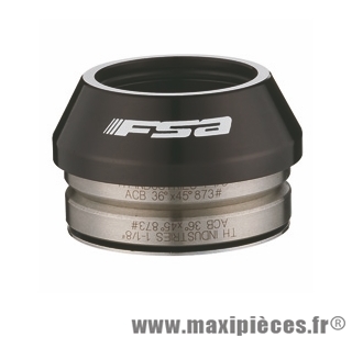 Jeu de direction intégré FSA Orbit 1 Ndeg16/CC pivot 11/8 IS42 noir 36deg/45deg route/VTT *Déstockage !