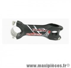 Potence Guizzo 3D forged l.120m angle +/-7 degrés cintre 31,8 mm pivot 11/8 noir-argent