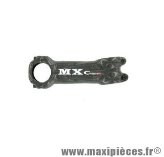 Potence MX 120mm pivot 1 à 11/8 cintre 31,8mm angle 5deg recouvert carbone à capot plein *Prix discount !