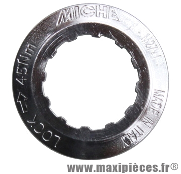 Contre-écrou Miche pour cassette Campagnolo 9/10 vitesses départ 12 dents ou plus finition mat *Déstockage !