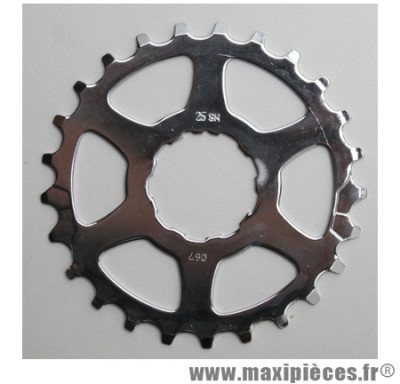 Pignon compatible 8/9 vitesses pour Shimano marque Miche positdeg intermédiaire 25 dents