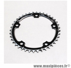 Plateau 39 dents route d.130 milieu noir alu 9/10v. marque Miche - Pièce Vélo