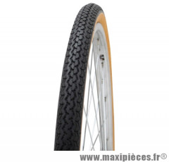 Pneu de vélo city 650x35b s-172 noir/brun tr (26,5x1,40) (35-584) marque Deli Tire - Pièce Vélo