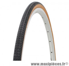 Pneu de vélo city/VTC 700x28 noir/brun tr (28x1,10) (28-622) marque Deli Tire - Pièce Vélo