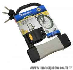Antivol vélo u 165x245mm diamètre 14mm avec support (livre avec 3 cles) marque Michelin - Pièce Vélo