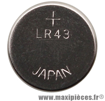 Pile bouton lr43 1.5v alcaline - Accessoire Vélo Pas Cher