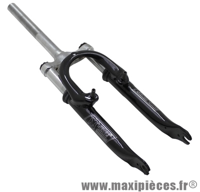 Fourche VTT 20 pouces m-w a suspension acier ressort/élastomère noir - Accessoire Vélo Pas Cher