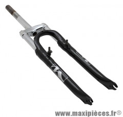 Fourche VTT 26 pouces m-w acier ressort élastomère noir deb 50mm pivot (240/130mm) filete 1 pouce 1/8-25,4 int - Accessoire Vélo Pas Cher