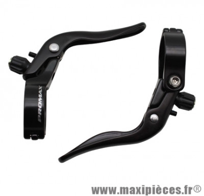 Paire de leviers de frein additionnels Promax cintre 23,8 à 31,8mm noir fixie cyclocross