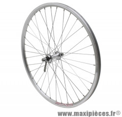 Roue VTT 26 pouces er10 avant argent double paroi moy alu blocage marque Vélox - Pièce Vélo