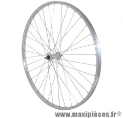 Roue VTC/city 700x28-35 avant alu mx alu axe plein (vendu sans ecrou 9x100) marque Vélox - Pièce Vélo