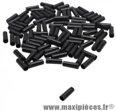 Embout de gaine 5mm plastique noir (boite de 100) marque Transfil - Matériel pour Cycle