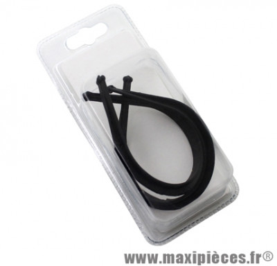 Pince pantalon noir sous coque (paire) - Accessoire Vélo Pas Cher