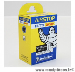 Chambre à air Michelin AirStop Junior 14 à 16''x1,5 à 1,9 valve Presta I4 29mm 105g