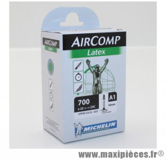 Chambre à air de vélo et de dimensions 700x22-23 a1 latex valve presta longueur 42mm 80g marque Michelin - Pièce Vélo