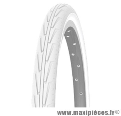 Pneu de vélo city 12 1/2x2 1/4 diabolo city j blanc/blanc tr (47-203) marque Michelin - Pièce Vélo