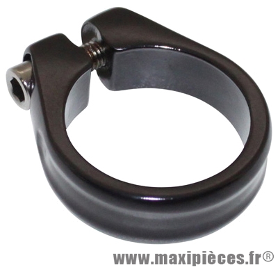 Collier serrage tige de selle chc alu noir mat diamètre 31,8mm marque Newton - Pièce Vélo