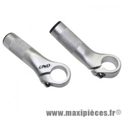 Embout de cintre mini argent (paire) marque Newton - Pièce Vélo