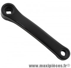 Manivelle gauche VTT 170mm acier plastifié noir axe carré Newton