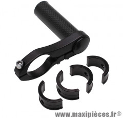 Support compteur et éclairage alu/carbone fixation cintre 25,8/31,8mm - Accessoire Vélo Pas Cher