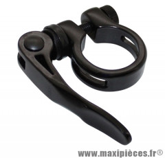 Collier serrage tige de selle rapide alu noir diamètre 28,6mm marque Newton - Pièce Vélo