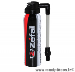 Bombe anti-crevaison presta/schrader pour tubeless/tubetype (100ml) marque Zéfal - Matériel pour Cycle