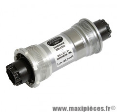 Boîtier de pédalier Shimano 105 BB-5500 axe Octalink 118,5mm filetage anglais BSA 68mm argent