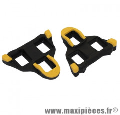 Cale pédale route spd-sl mobile jaune 6deg (paire) marque Shimano - Matériel pour Vélo
