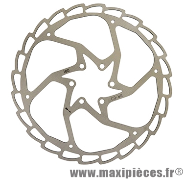 Disque de frein VTT 6 trous brake 180mm argent marque Newton - Pièce Vélo