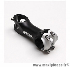 Potence route/VTT UNO long.110mm diam. cintre 25,4 mm pivot 1 à 1"1/8 angle réversible 7° noire/argent" *Déstockage !