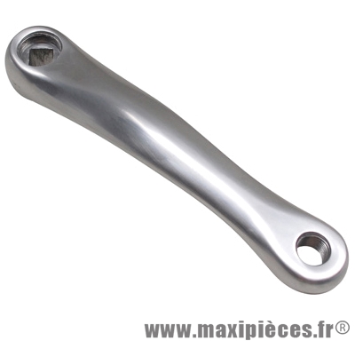 Manivelle gauche 170 alu forge large argent marque Newton - Pièce Vélo