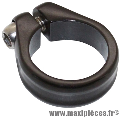 Collier serrage tige de selle chc alu noir mat diamètre 28,6mm marque Newton - Pièce Vélo