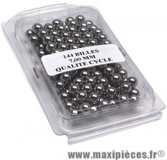 Bille acier 7,000mm (1 grosse de 144 billes) - Accessoire Vélo Pas Cher