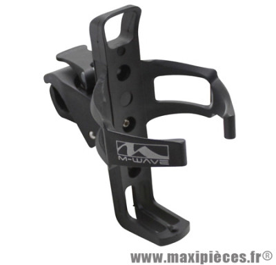 Porte bidon résine noir fixation mâchoire tige de selle et cintre - Accessoire Vélo Pas Cher
