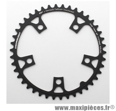 Plateau 42 dents route d.110 compact intérieur noir ct2 10/11v. marque Stronglight - Pièce Vélo * Prix spécial !